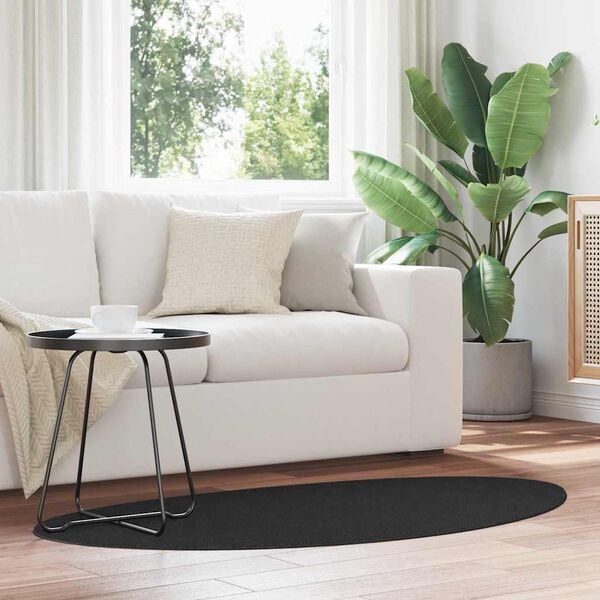 vidaXL Koberec HUARTE Černá 80 x 150 cm Polyester