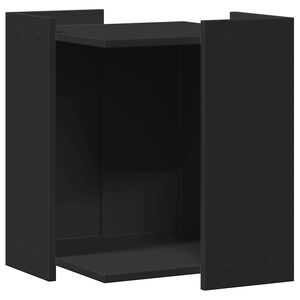 vidaXL Skř&iacute;ňka na kočič&iacute; z&aacute;chod čern&aacute; 42 x 42 x 51 cm kompozitn&iacute; dřevo