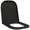 vidaXL Toaletn&iacute; prkno Čern&aacute; 47,5 x 35 x 3,6 cm Duroplast