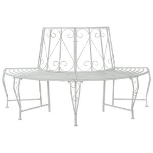 vidaXL Stromov&aacute; lavička 4-Počet m&iacute;st 160 x 80 x 89 cm Ocel