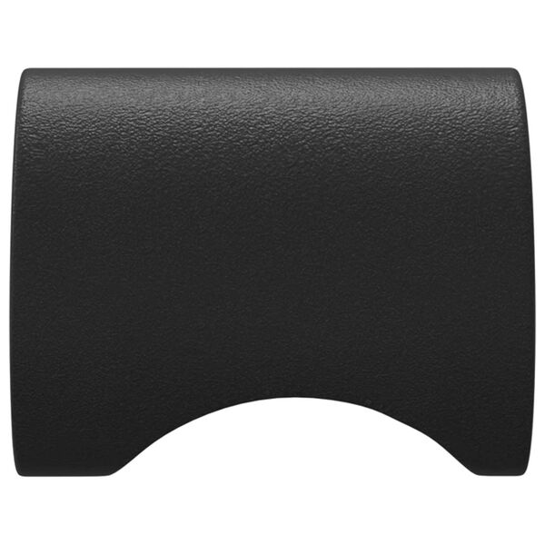 vidaXL &Uacute;chytky na skř&iacute;ň 2 pcs Čern&aacute; M4 x 12 mm Železo