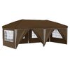 vidaXL P&aacute;rty stan s v&yacute;suvn&yacute;m st&aacute;nkem 575 x 288 x 245 cm Taupe