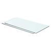 vidaXL Policov&eacute; desky 2 ks sklo čir&eacute; 60 x 25 cm