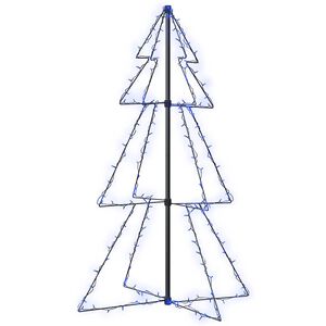 vidaXL V&aacute;nočn&iacute; stromek kužel 160 LED diod dovnitř i ven 78 x 120 cm