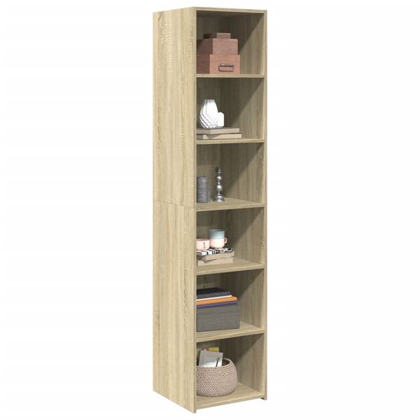 vidaXL Skříň highboard dub sonoma 40 x 41 x 185 cm kompozitní dřevo