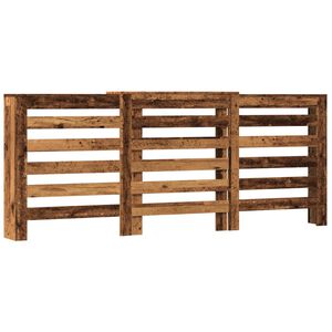 vidaXL Kryt na radi&aacute;tor old wood 205 x 21,5 x 83,5 cm kompozitn&iacute; dřevo