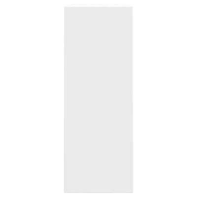 vidaXL Botník bílý 80 x 21 x 57 cm kompozitní dřevo