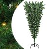 vidaXL Uměl&yacute; v&aacute;nočn&iacute; stromek ve stylu vzhůru nohama s ozdobami 150 cm