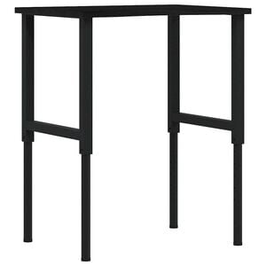 vidaXL Pracovn&iacute; stůl tmavě hněd&yacute; 80 x 60 x (71,5&ndash;98) cm masivn&iacute; dub