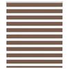 vidaXL Zebra roleta hněd&aacute; 125x150 cm &scaron;&iacute;řka l&aacute;tky 120,9 cm polyester