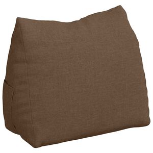 vidaXL Pol&scaron;t&aacute;ř na z&aacute;da Hněd&aacute; 45 x 20 x 35 cm textil