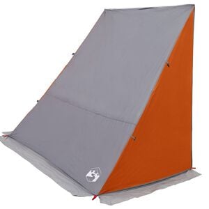 vidaXL Stan na zadn&iacute; dveře auta 190 x 150 x 185 cm &Scaron;ed&aacute; a oranžov&aacute;