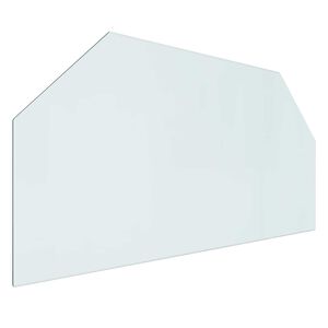 vidaXL Skleněn&aacute; deska k krbu Transparentn&iacute; 100 x 50 cm Sklo