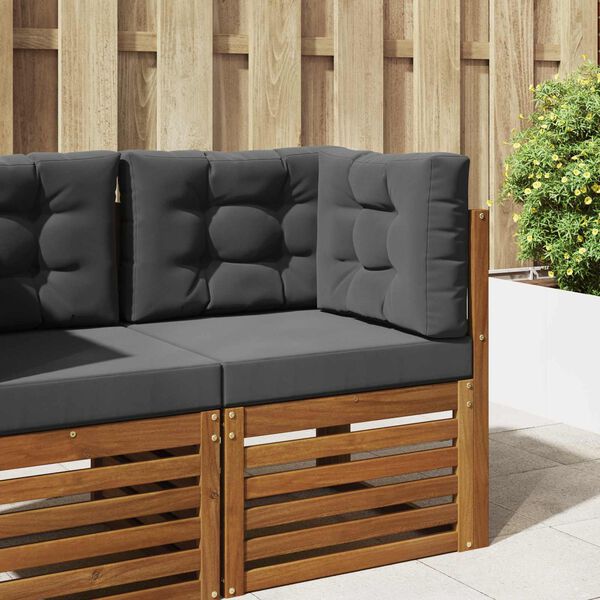 vidaXL Venkovn&iacute; pol&scaron;t&aacute;ř na pohovku 3 pcs Antracit Polyester