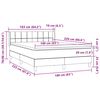 vidaXL Box spring postel s matrac&iacute; tmavě zelen&aacute; 160x220 cm samet