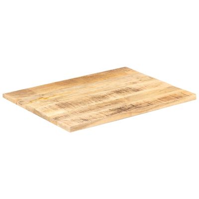 vidaXL Stolní deska masivní mangovníkové dřevo 25–27 mm 90 x 60 cm