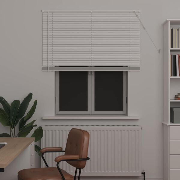 vidaXL Venet &scaron;koln&iacute; žaluzie Nastaviteln&aacute; B&iacute;l&yacute; 150 x 120 cm PVC