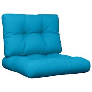 vidaXL Podu&scaron;ky na palety 2 ks modr&eacute; textil