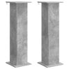 vidaXL Stojan na rostliny 2 pcs Betonově &scaron;ed&aacute; 30,5 x 30 x 100,5 cm