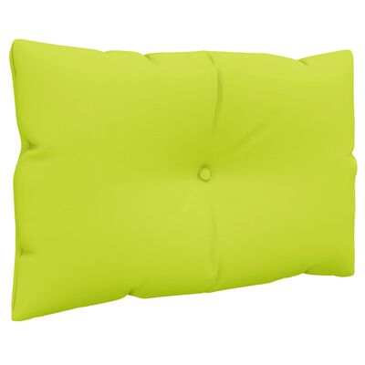 vidaXL Podušky na palety 3 ks jasně zelené textil