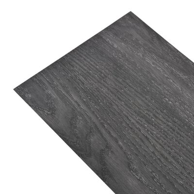 vidaXL Nesamolepicí PVC podlahová prkna 5,26 m² 2 mm černobílá