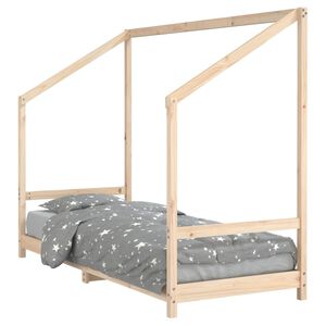 vidaXL Dětsk&aacute; postel 80 x 200 cm masivn&iacute; borov&eacute; dřevo