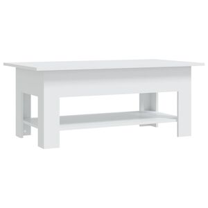 vidaXL Konferenčn&iacute; stolek b&iacute;l&yacute; 102 x 55 x 42 cm dřevotř&iacute;ska