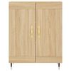 vidaXL Skříň highboard dub sonoma 69,5 x 34 x 180 cm kompozitní dřevo