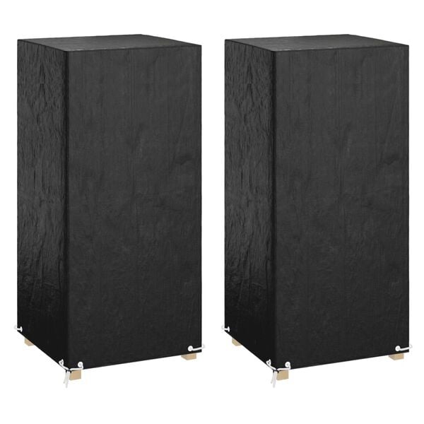 vidaXL Plachty na zahradn&iacute; židle 2 ks 8 oček 75 x 70 x 140 cm PE