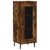 vidaXL Skř&iacute;ň highboard kouřov&yacute; dub 34,5 x 34 x 180 cm kompozitn&iacute; dřevo