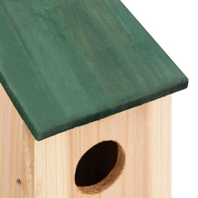 vidaXL Ptačí budky 4 ks dřevěné 12 x 12 x 22 cm