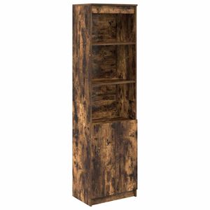 vidaXL Vysok&aacute; deska kouřov&yacute; dub 50x35x180 cm Dřevěn&eacute; konstrukce