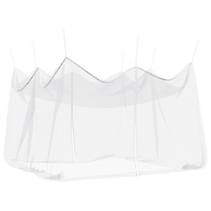 vidaXL Zahradn&iacute; moskyti&eacute;ra 156 s&iacute;ťovina B&iacute;l&aacute; 4 x 4 x 2,5 m Polyester