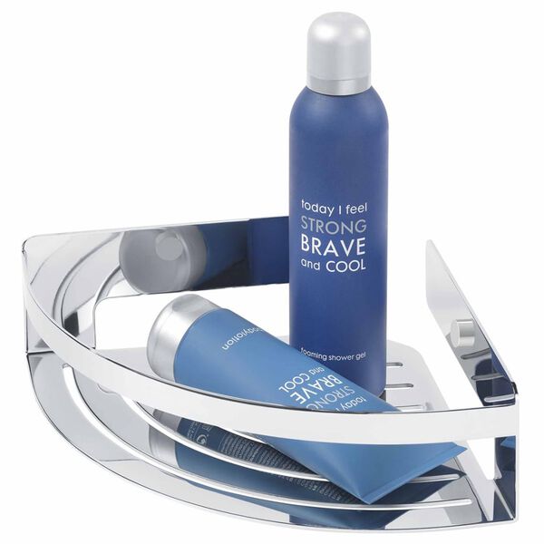 Tiger Rohov&aacute; polička do koupelny Caddy chrom velk&aacute; 1400630346