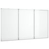 vidaXL Magnetick&aacute; tabule rozkl&aacute;dac&iacute; 180 x 100 x 1,7 cm hlin&iacute;k