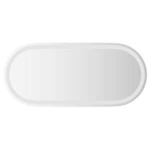 vidaXL LED koupelnov&eacute; zrcadlo Transparentn&iacute; 80 x 35 cm tvrzen&eacute; sklo
