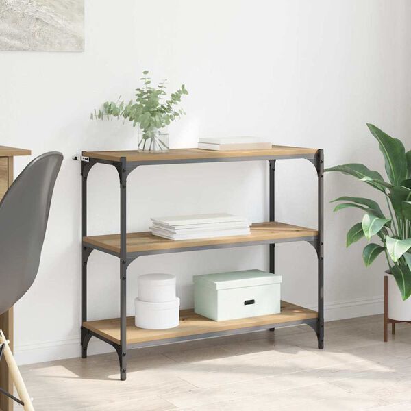 vidaXL Knihovna Artisanov&yacute; dub 80 x 33 x 70,5 cm