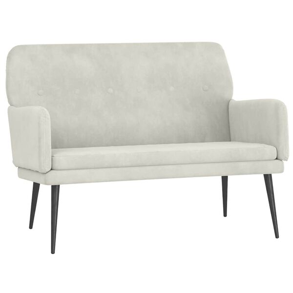 vidaXL Lavice kr&eacute;mov&aacute; 108 x 79 x 79 cm samet