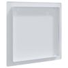 vidaXL Př&iacute;stupov&eacute; panely 2 pcs B&iacute;l&aacute; 20 x 20 cm ABS plast