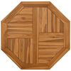 vidaXL Stoln&iacute; deska 70 x 70 x 2,5 cm osmihrann&aacute; masivn&iacute; teakov&eacute; dřevo