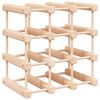 vidaXL Stojan na v&iacute;no na 12 lahv&iacute; 36 x 23 x 36 cm masivn&iacute; borov&eacute; dřevo