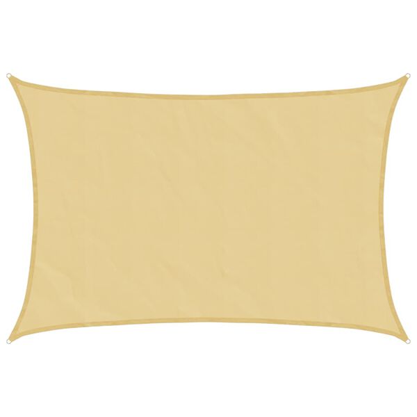 vidaXL St&iacute;nic&iacute; plachta p&iacute;skov&aacute; 5x4 m 100% polyester oxford