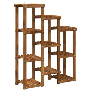 vidaXL Stojan na rostliny Př&iacute;rodn&iacute; 85 x 30 x 114,5 cm
