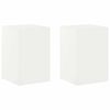 vidaXL Stojan na rostliny 2 pcs B&iacute;l&aacute; 40 x 40 x 60 cm Ocel