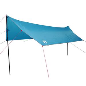 vidaXL Kempingov&aacute; plachta modr&aacute; 460 x 305 x 210 cm nepromokav&aacute;