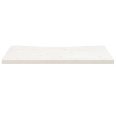vidaXL Deska psacího stolu bílá 80 x 40 x 2,5 cm masivní borové dřevo