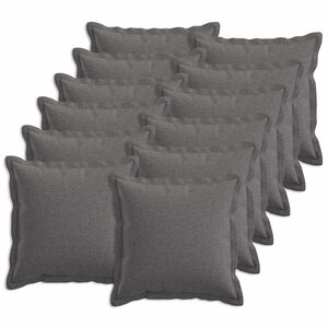 vidaXL Povlak na pol&scaron;t&aacute;ř 12 ks HOUTEN Světle &scaron;ed&aacute; 40 x 40 cm