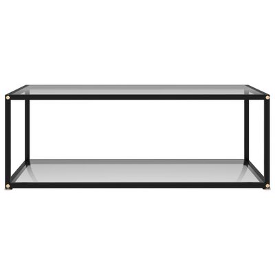 vidaXL Konferenční stolek průhledný 100 x 50 x 35 cm tvrzené sklo