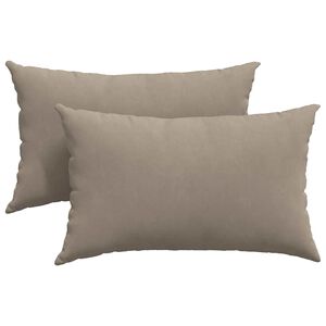 vidaXL Pohovkov&eacute; pol&scaron;t&aacute;ře 2 pcs Taupe 50 x 30 cm textil