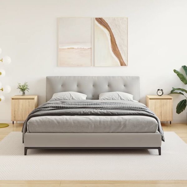 vidaXL Nočn&iacute; stolky 2 ks dub sonoma 40 x 30 x 50 cm kompozitn&iacute; dřevo